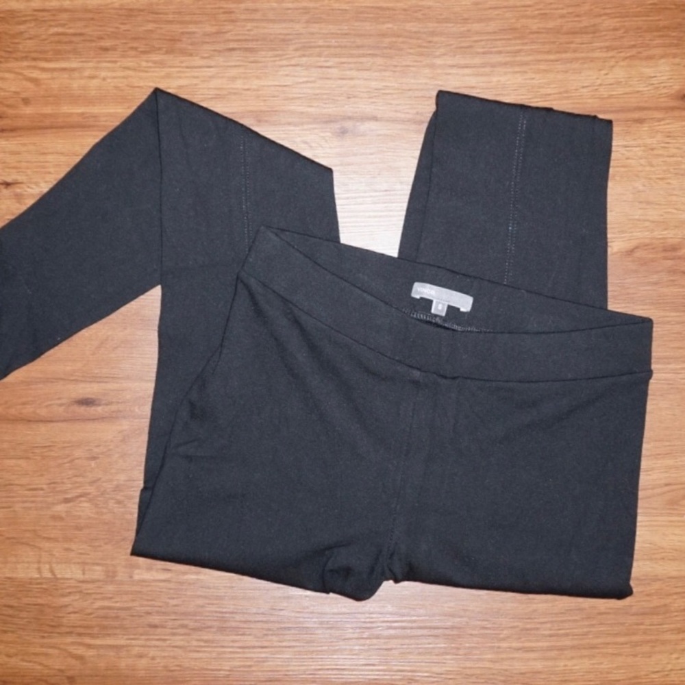 Vince | Back-Seam Black Leggings